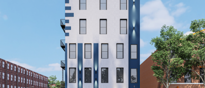 A rendering of 1140 Grant Ave. in the Concourse Village neighborhood of the Bronx.